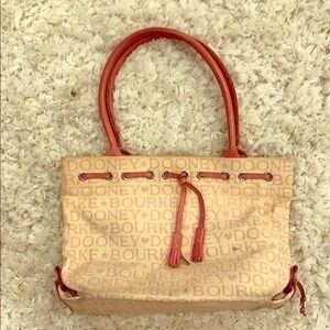 Dooney & Bourke Canvas Tulip Tassel Tote